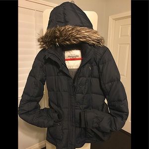 Abercrombie & Fitch Woman Hooded Parka Jacket